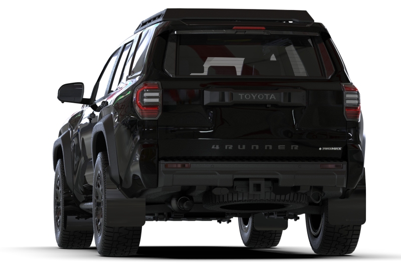 Toyota 4Runner Mud Flaps - Rally Armor - UR Series - Black with White Logo - `25-`27
